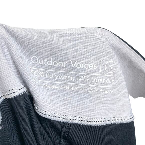 Outdoor Voices Springs High Rise Athletic Colorblock 7/8 Legging Charcoal Small - Picture 7 of 7